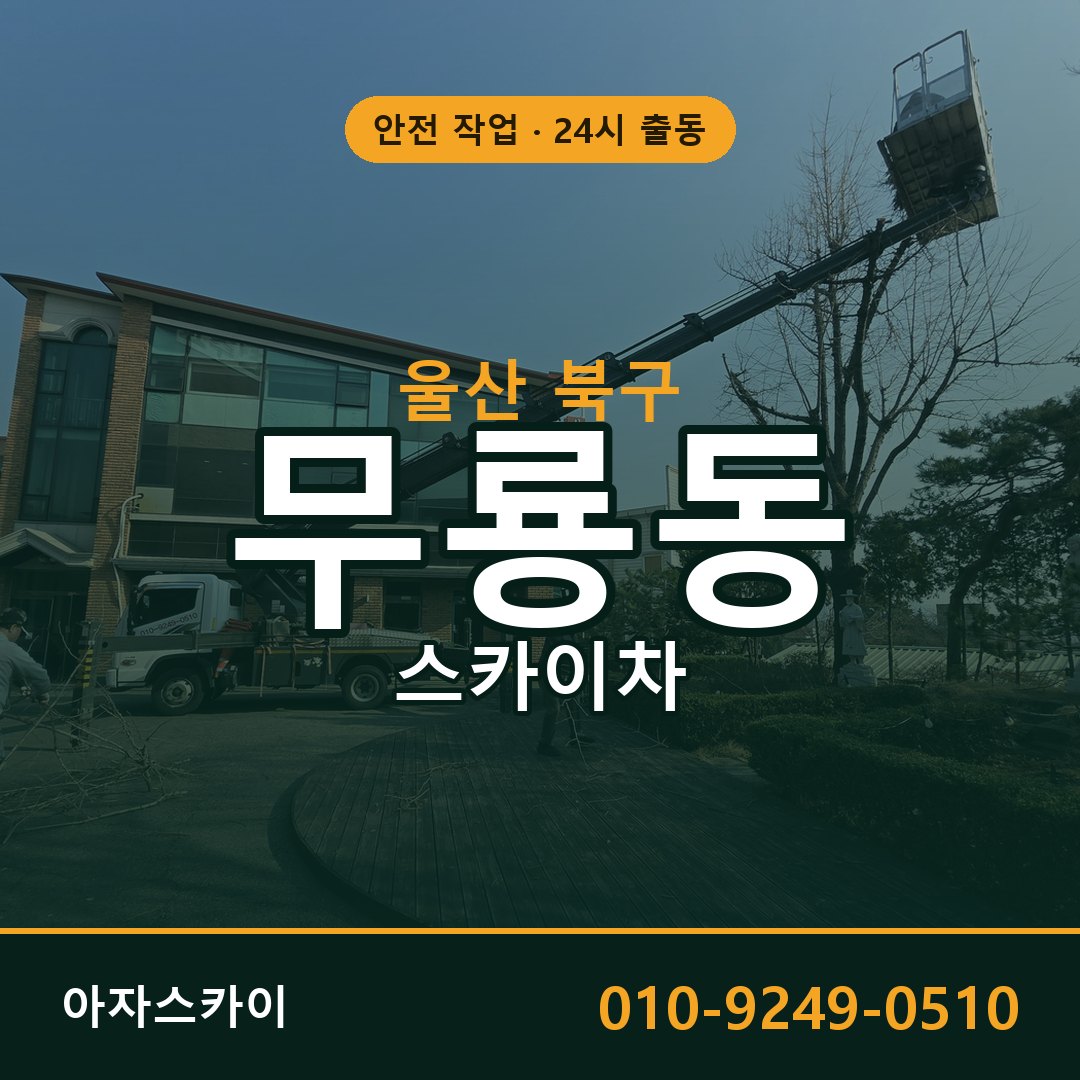 무룡동 스카이차, 울산 북구 어디든 아자스카이