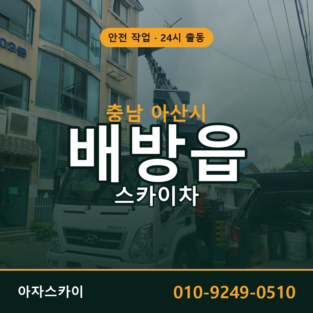 배방읍 스카이차, 충남 아산시 어디든 아자스카이