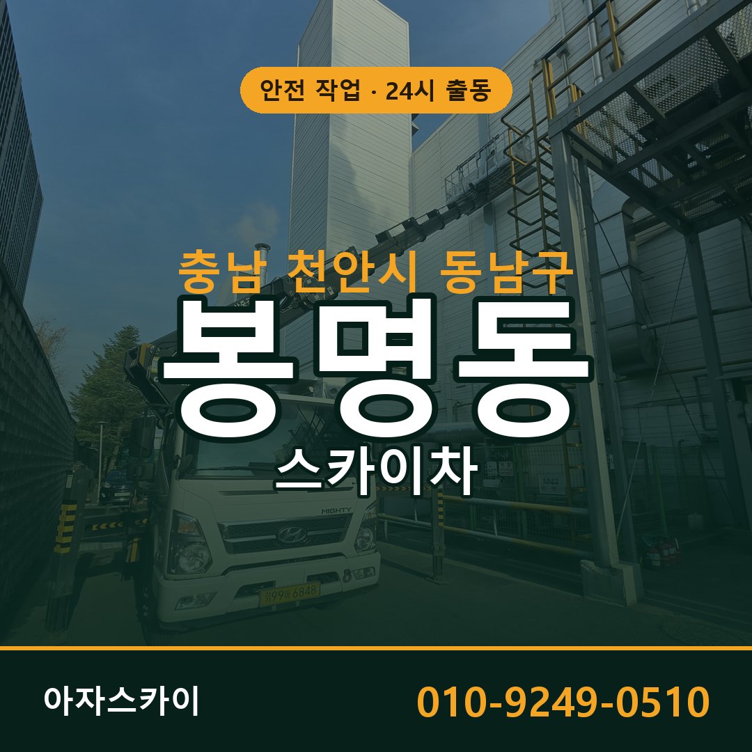 봉명동 스카이차, 충남 천안시 동남구 어디든 아자스카이