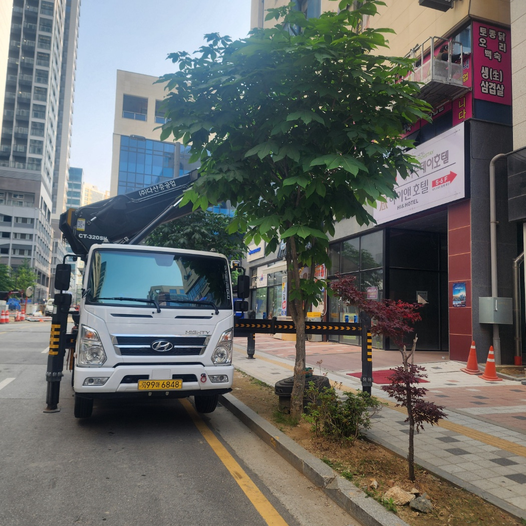 서울 강서구 오쇠동 스카이차 정밀 작업 현장