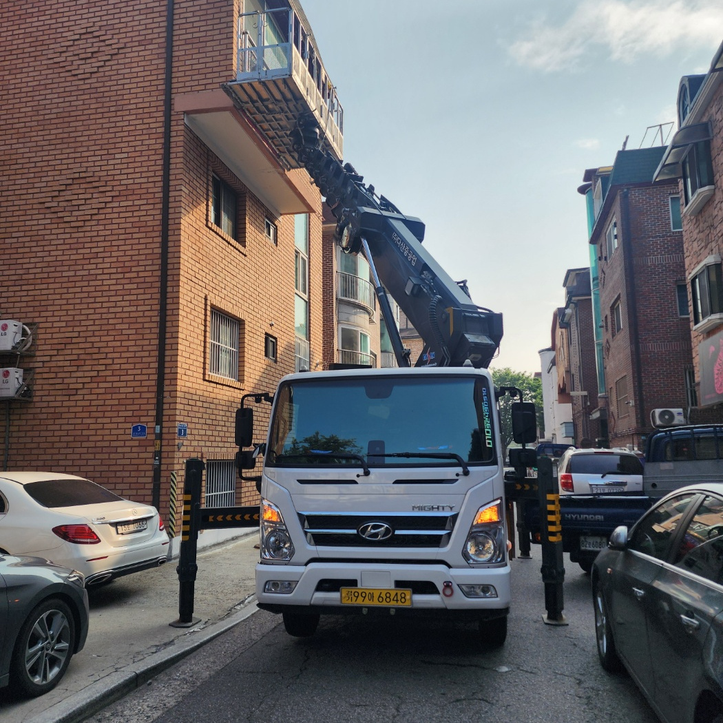 대전 중구 사정동 스카이차 아파트 현장 현장