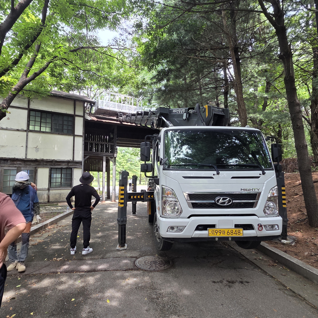 대전 유성구 상대동 스카이차 긴급 출동 현장